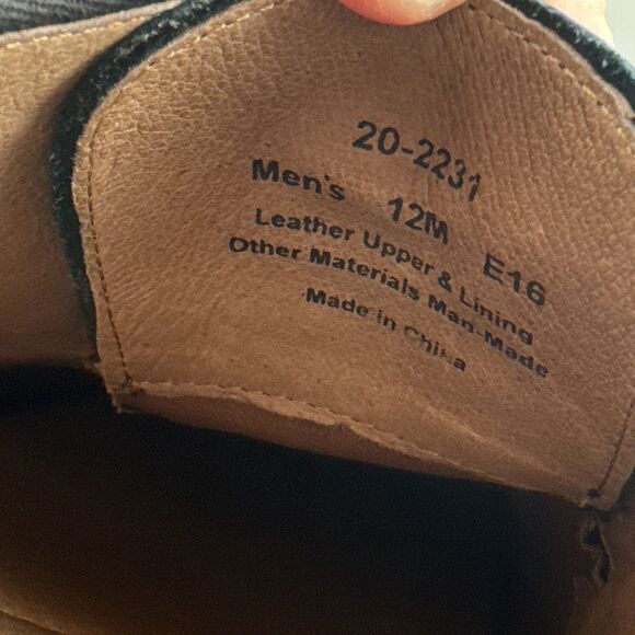 Johnston & Murphy Men's 20-2231 Conard E16 Black Wing Tip Oxford‎ Size 12 M - Picture 13 of 14